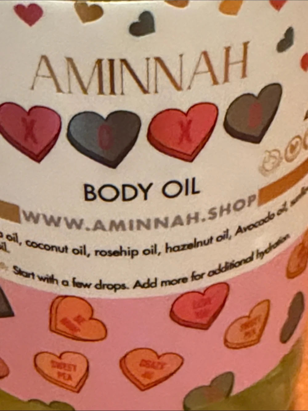 Aminnah XOXO  Body Oil - Nourishing Moisturizing Oil